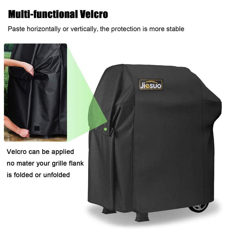 JIESUO 48 Inch Grill Cover for Weber Spirit and Spirit II 210: Heavy Duty Waterproof 48 Inch 2 Burner Weather Resistant Weber Spirit Covers - Image 3